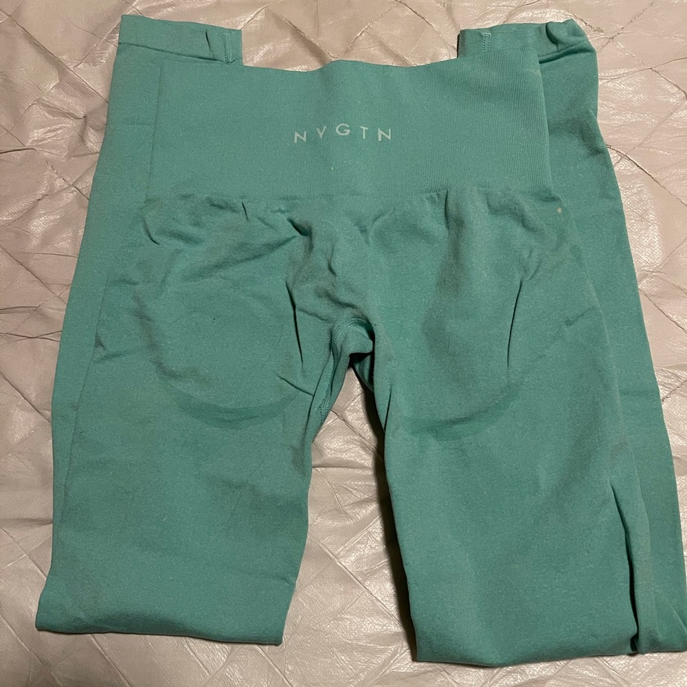 Nvgtn leggings teal blue